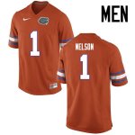 Men's Florida Gators #1 Reggie Nelson NCAA Nike Orange Authentic Stitched College Football Jersey DQT7162LA